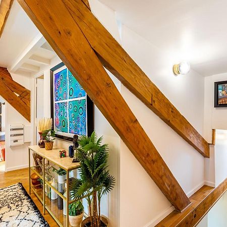 Art & Curiosity Cabinet Style Appartement With Paris View, Villa Des Ammonites 뫼동 외부 사진