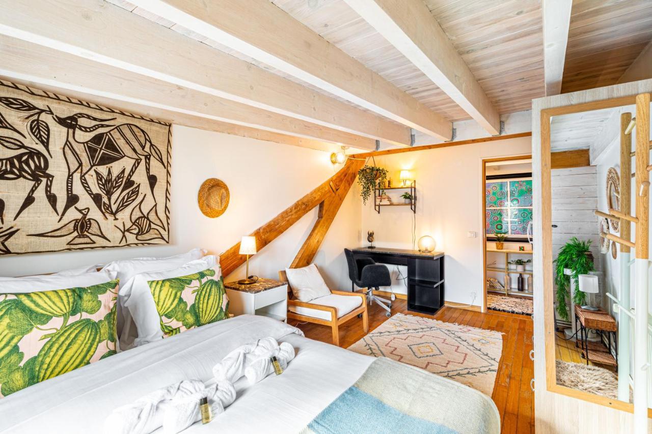 Art & Curiosity Cabinet Style Appartement With Paris View, Villa Des Ammonites 뫼동 외부 사진